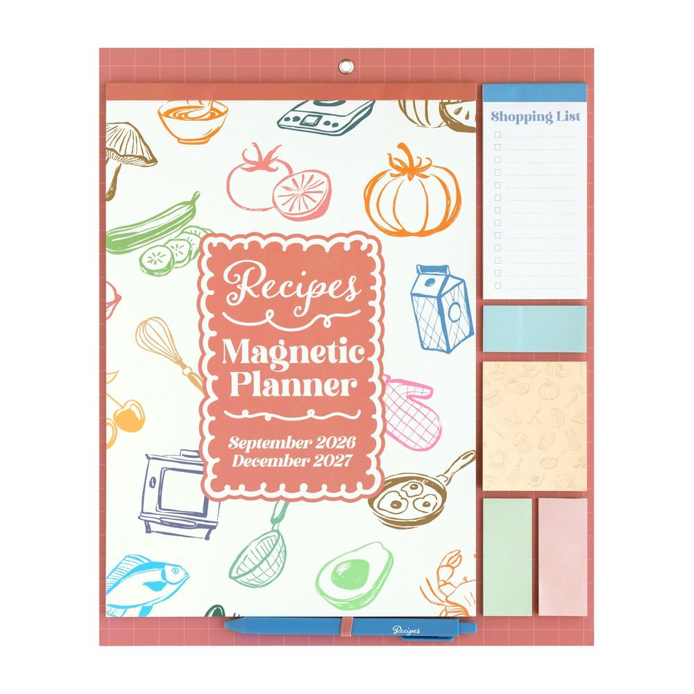 Grupo Erik - Recipes 2026/2027 With Magnet Planer/Organisator - Mehrfarben